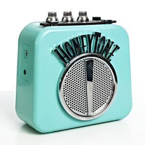 Danelectro Honeytone N-10 Mini Guitar Amp Aqua Portable Practice Amplifier